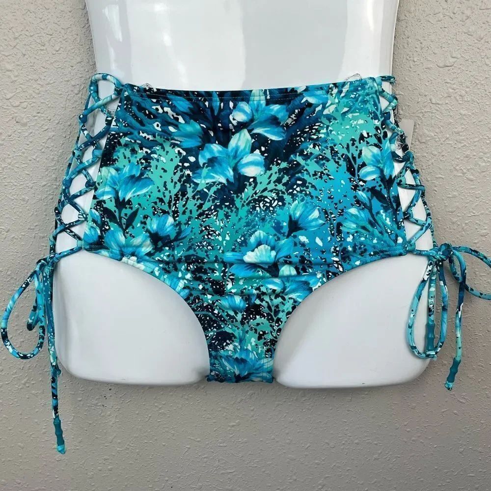 NWT Carmen Marc Valvo Bikini Bottoms Size S